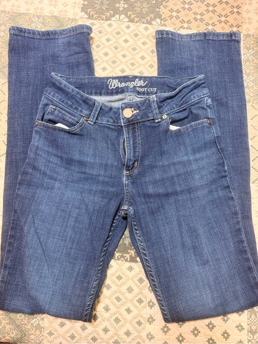 Wrangler Women's Medium Blue Bootcut Jeans